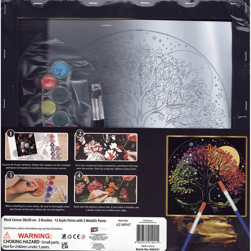 Load image into Gallery viewer, Metallic Paint By Number Tree