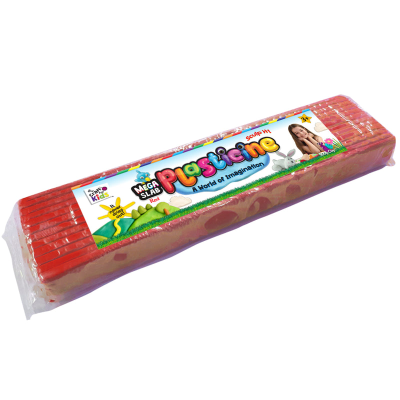 Load image into Gallery viewer, Plasticine 500 Gram Block - Red