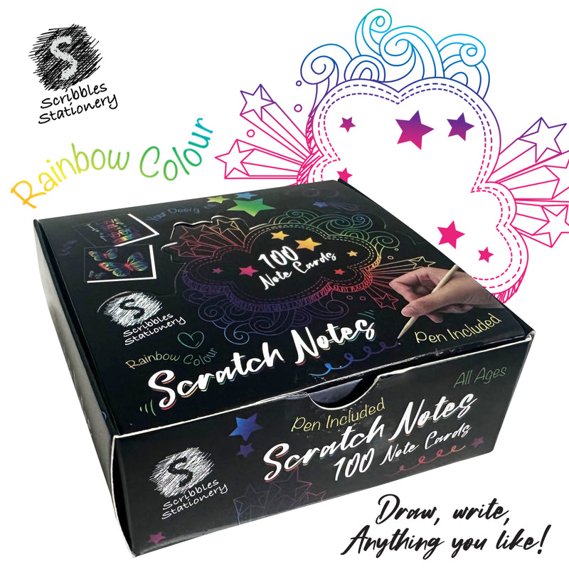 Load image into Gallery viewer, Rainbow Scratch Notes