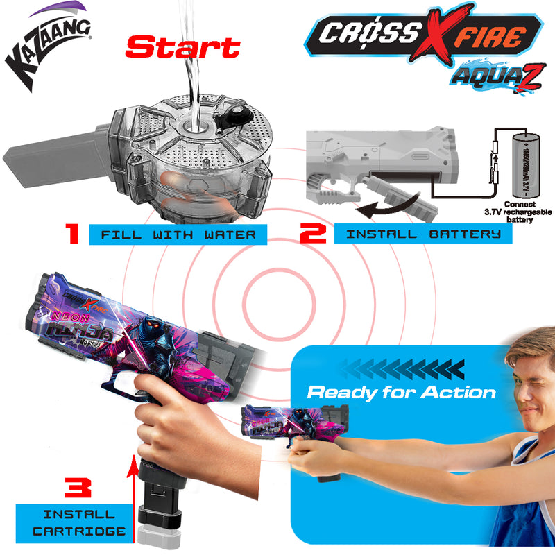 Load image into Gallery viewer, CrossXFire AquaZ - Neon Ninjas