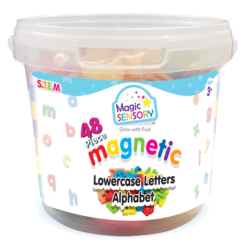 Load image into Gallery viewer, 48 Piece Magnetic Lower Case Letters Alphabet