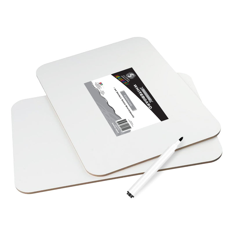 Load image into Gallery viewer, A4 Dual Sided Wooden Whiteboard