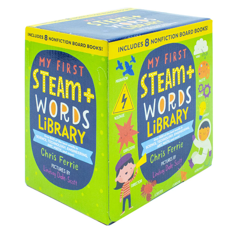 Load image into Gallery viewer, My First S.T.E.A.M. and Words Library (8 Book Boxed Set)