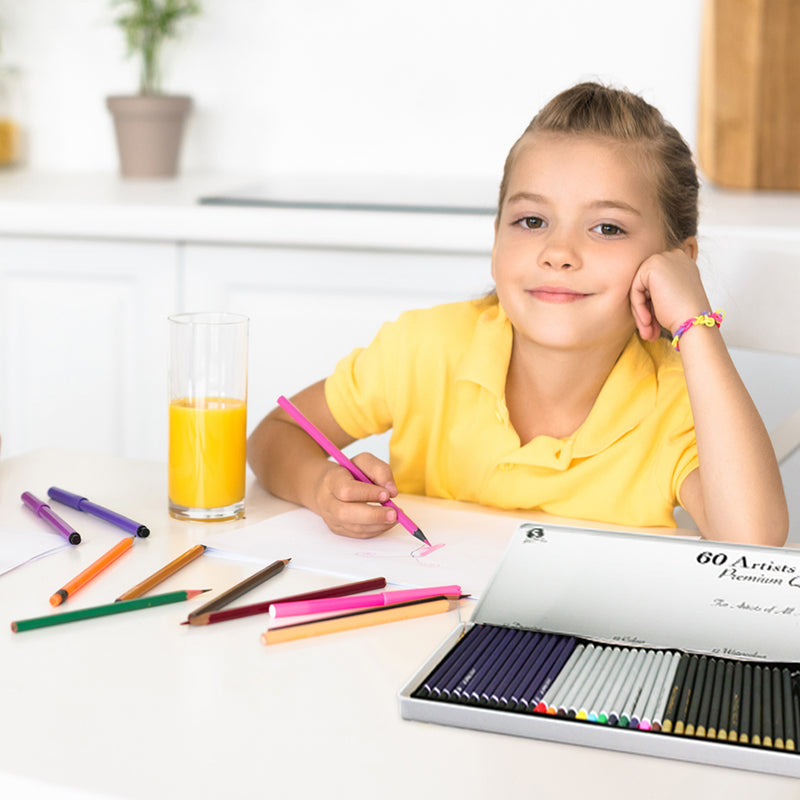 Load image into Gallery viewer, 60 Piece Premium Artists Pencils