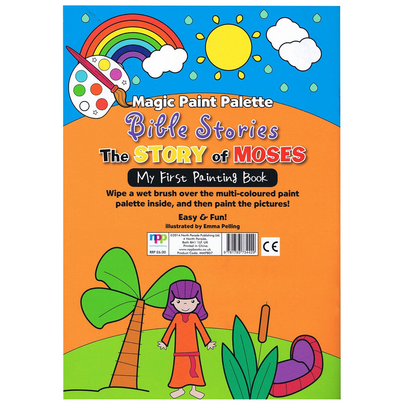 Load image into Gallery viewer, Magic Paint Pallette Bible Stories, The Story of Moses