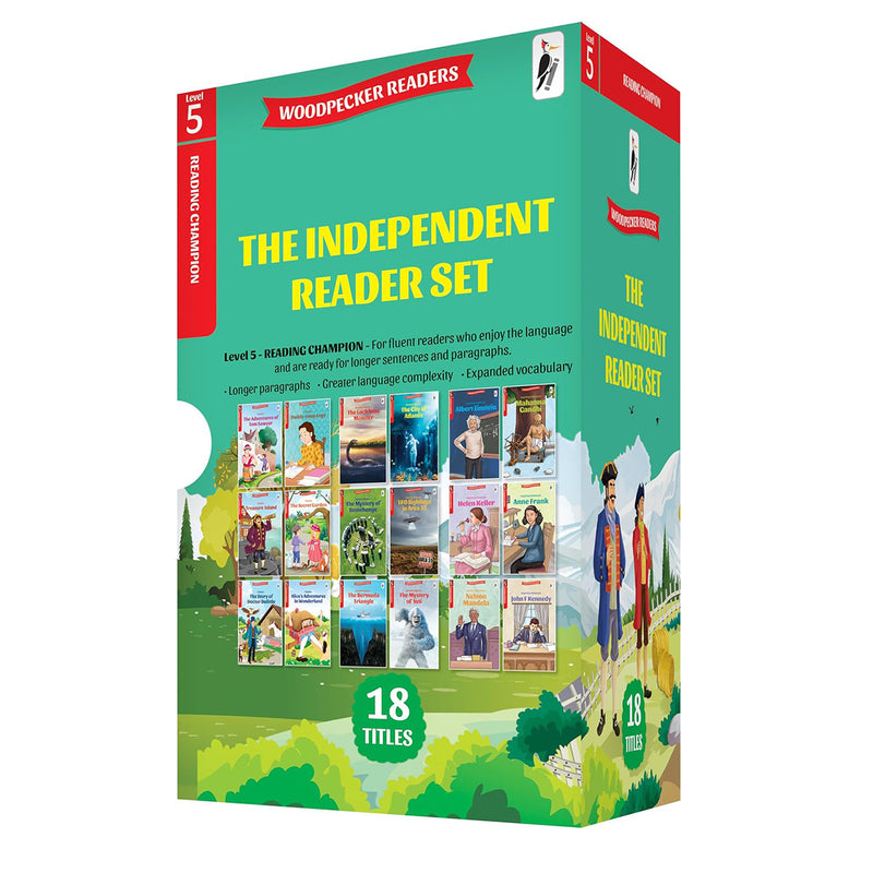 Load image into Gallery viewer, Woodpecker Readers Level 5, 18 Book Collection (PB) - view 3