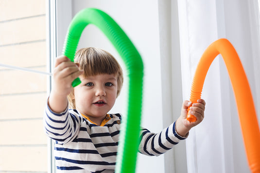 Boy Sensory Toy Tubes 