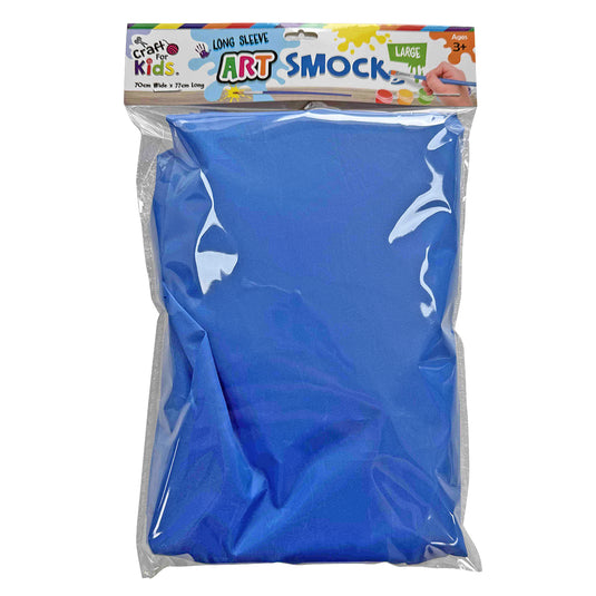 Long Sleeve Art Smock - Large 70cm(W) x 77cm(L)