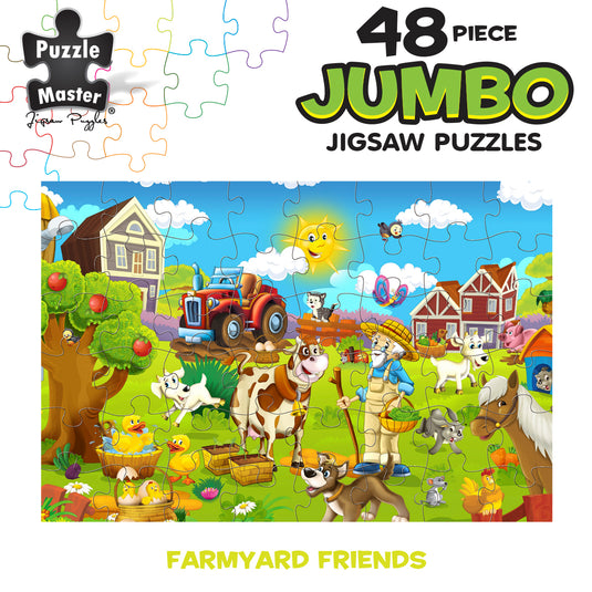48 Piece Jumbo Floor Puzzle Farmyard Friends