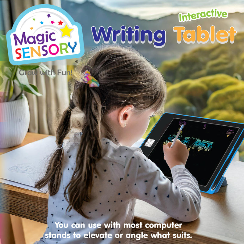 Load image into Gallery viewer, Interactive LCD Writing Tablet - Blue Star (USB Rechargeable)
