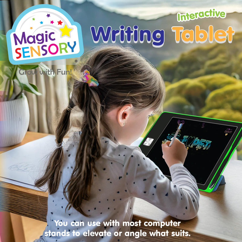Load image into Gallery viewer, Interactive LCD Writing Tablet - Green Dino (USB Rechargeable)
