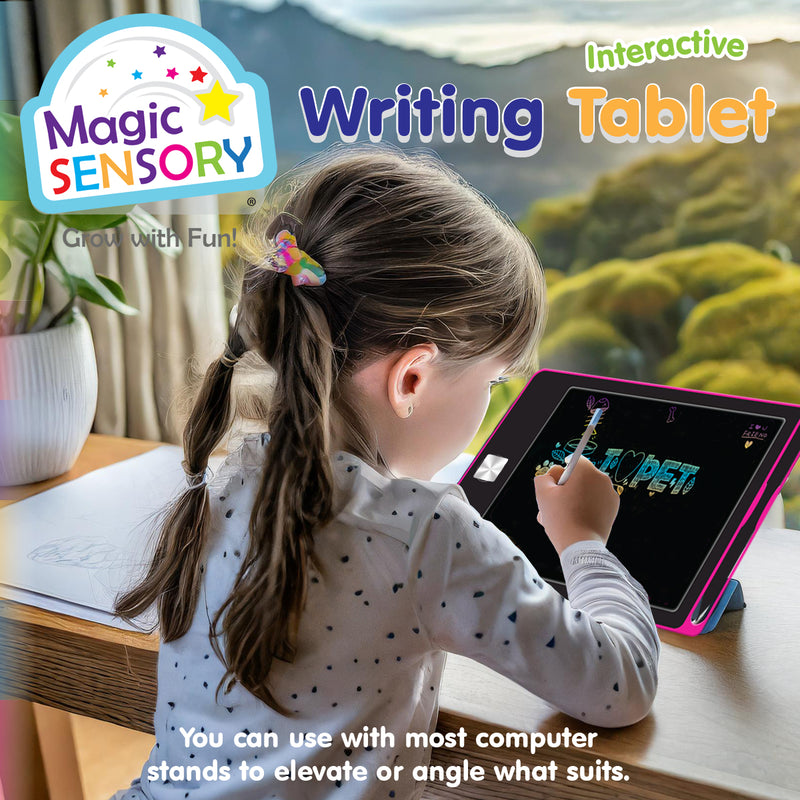 Load image into Gallery viewer, Interactive LCD Writing Tablet - Pink Unicorn (USB Rechargeable)
