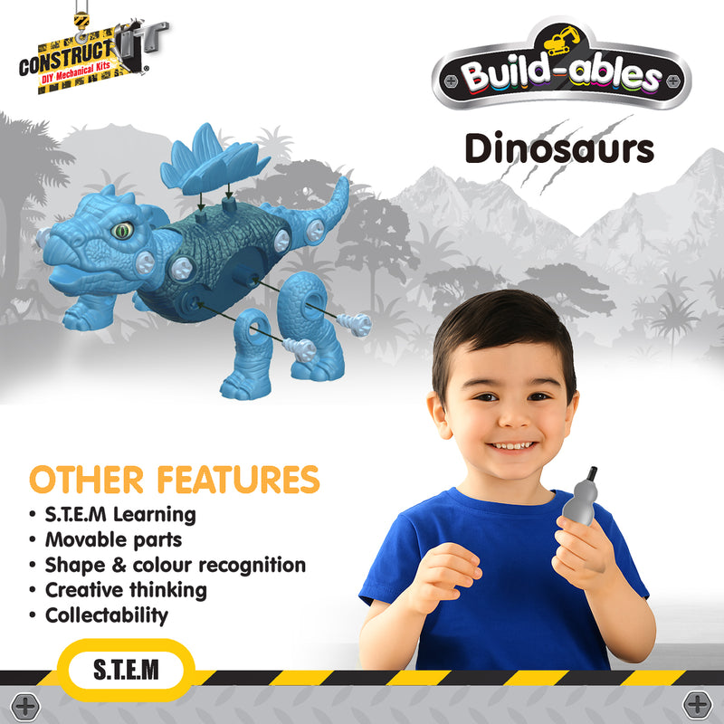Load image into Gallery viewer, Build-ables - Stegosaurus
