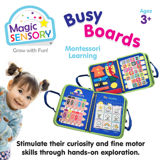 Busy Board Blue