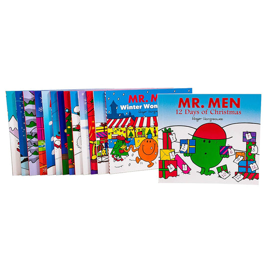 Mr Men and Little Miss Christmas Collection 14 Books Slipcase Box