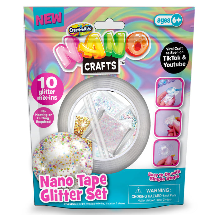 Nano Tape Glitter Set - Clear