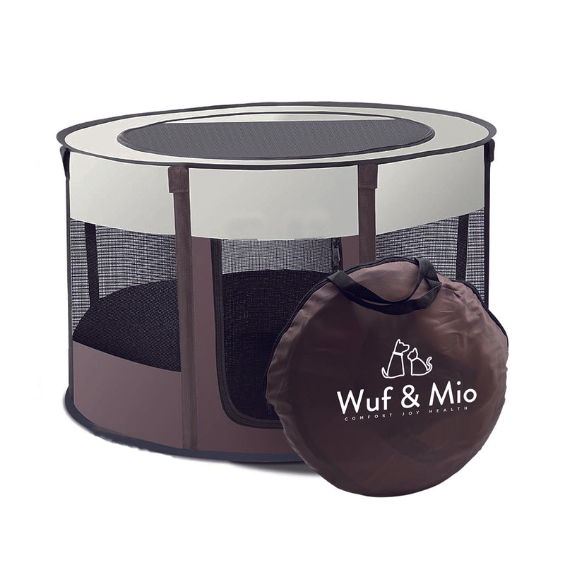 Load image into Gallery viewer, Wuf &amp; Mio Portable Pet Play Tent - Foldable, Durable &amp; Travel-Ready
