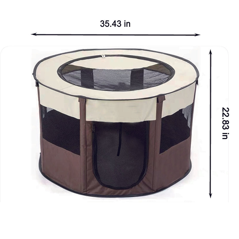 Load image into Gallery viewer, Wuf &amp; Mio Portable Pet Play Tent - Foldable, Durable &amp; Travel-Ready
