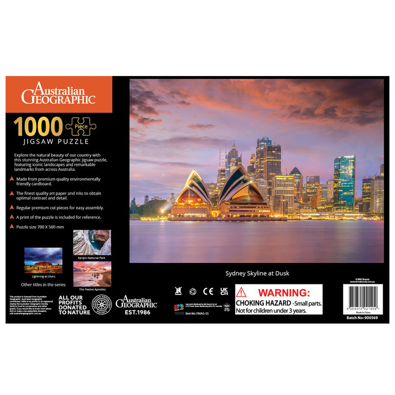 Load image into Gallery viewer, Australian Geographic 1000 Piece Jigsaw: Sydney
