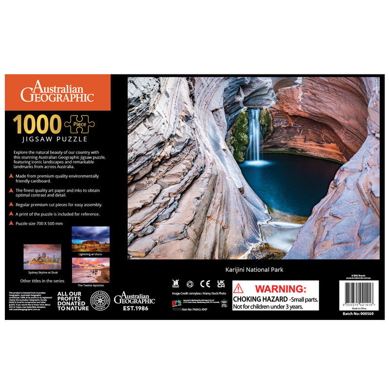 Load image into Gallery viewer, Australian Geographic 1000 Piece Jigsaw: Karijini National Park
