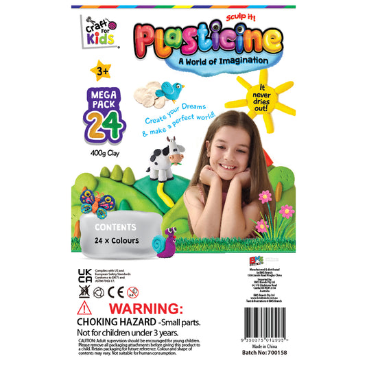 Plasticine Mega Pack 24 Colours