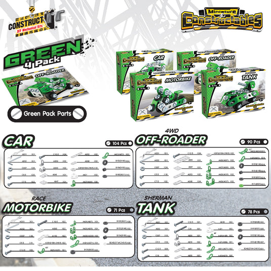 Constructables Green Pack