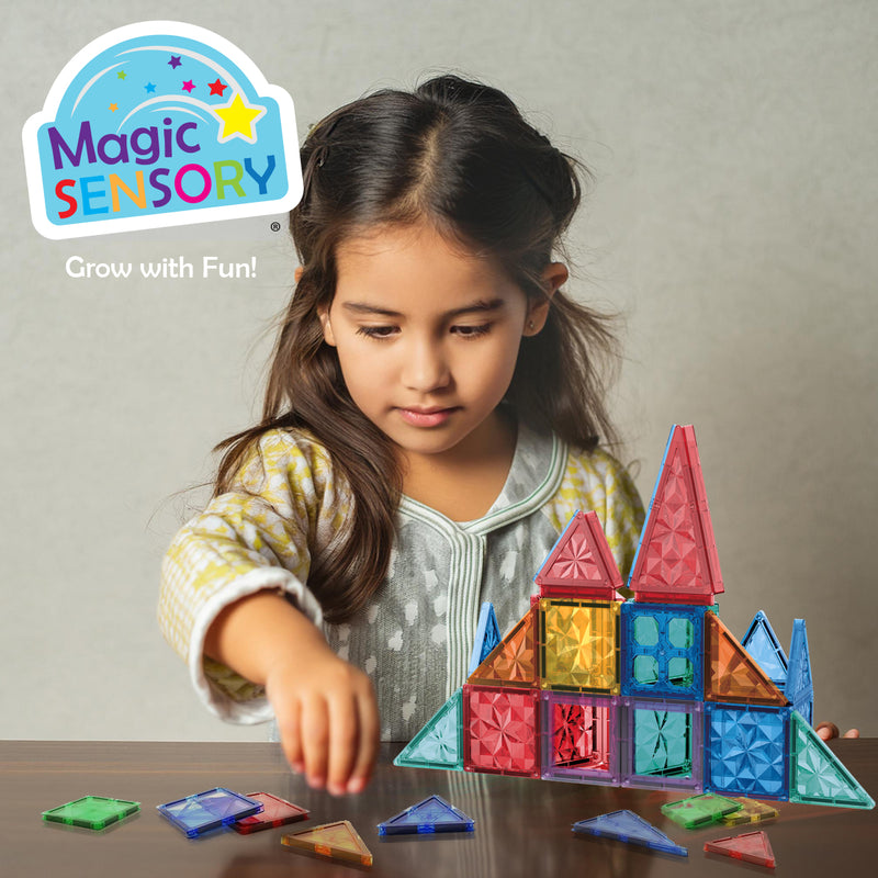 Load image into Gallery viewer, Magnetic Diamond Tiles 60 Piece Set

