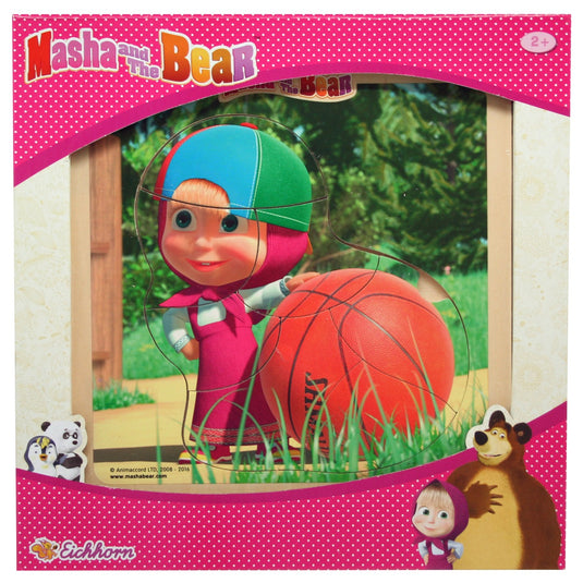 Masha and the Bear: Ball 7 Piece Wooden Puzzle