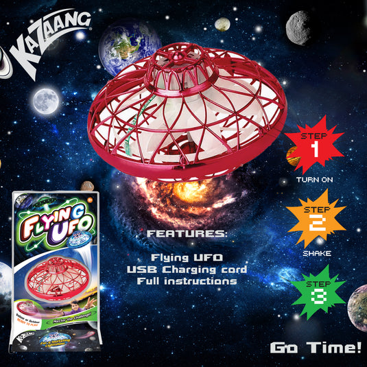 Flying UFO - Red