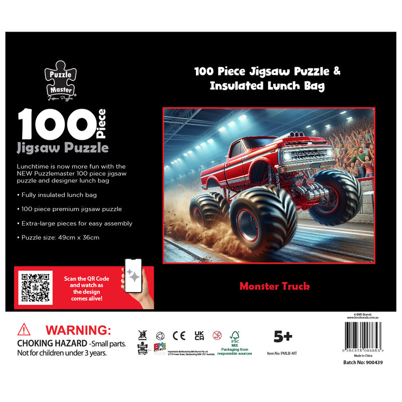 Load image into Gallery viewer, 100 Piece Lunch Box Puzzle Monster Truck AR Edition - view 5
