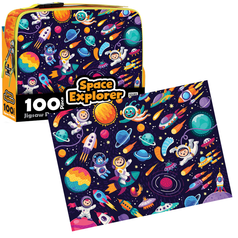Load image into Gallery viewer, 100 Piece Lunch Box Puzzle Space Explorer AR Edition - view 5
