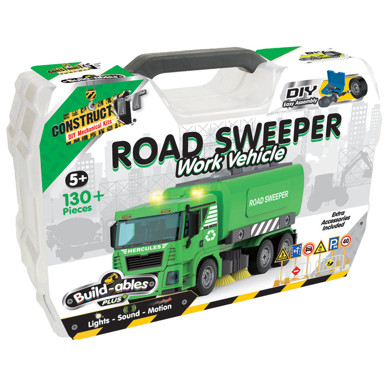 Load image into Gallery viewer, Build-ables Plus - Road Sweeper, Work Vehicle
