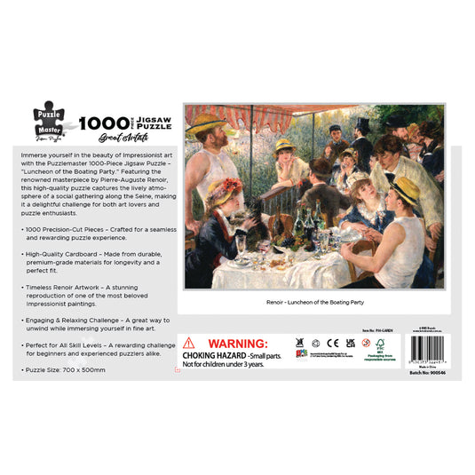Great Artists 1000 Piece Puzzle - Renoir