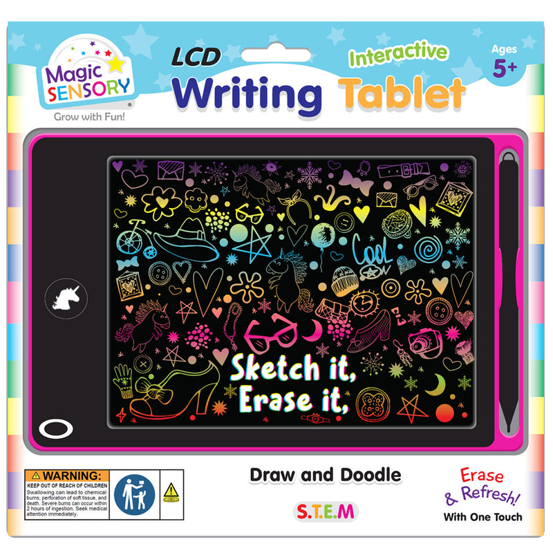 Load image into Gallery viewer, Interactive LCD Writing Tablet - Pink Unicorn
