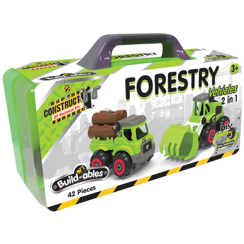 Load image into Gallery viewer, Build-ables - Forestry Vehicles 2 in 1
