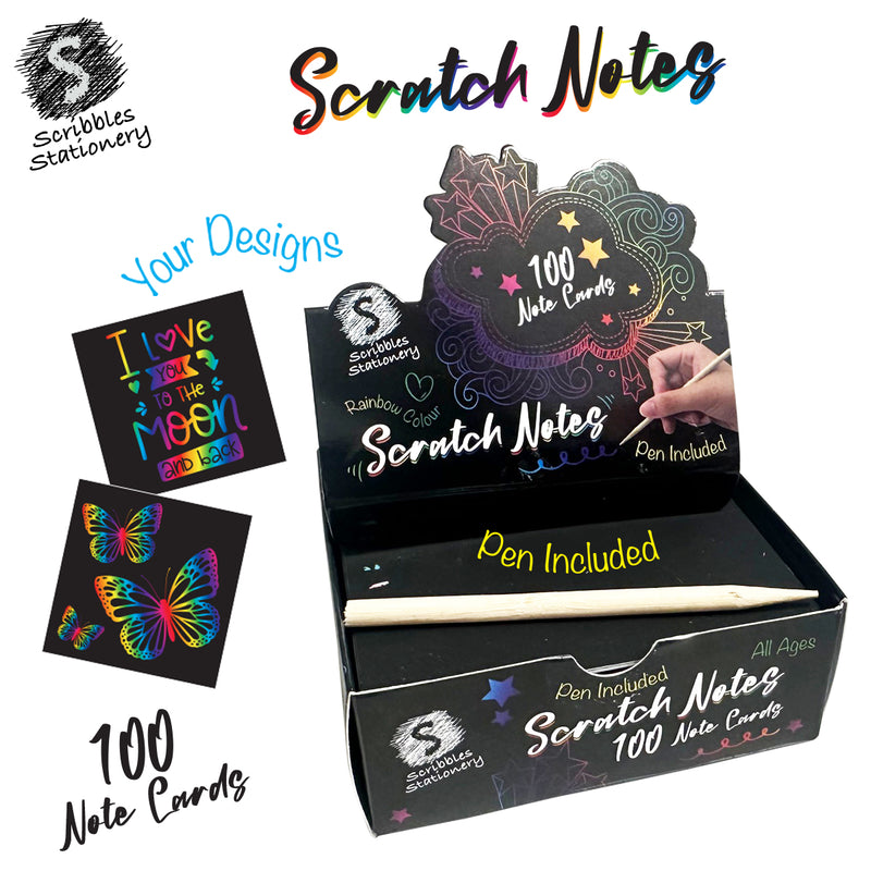 Load image into Gallery viewer, Rainbow Scratch Notes
