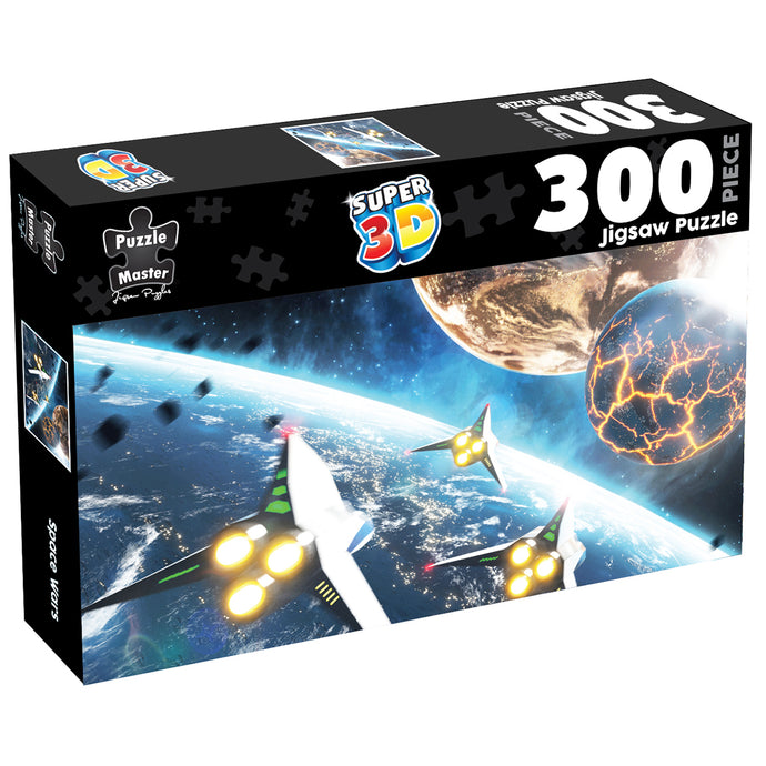 Lenticular 300 Piece Puzzle - Space Wars