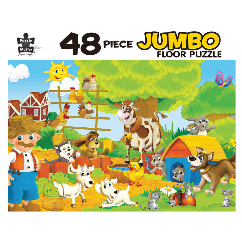 Load image into Gallery viewer, 48-Piece Jumbo Puzzles Farm Hands
