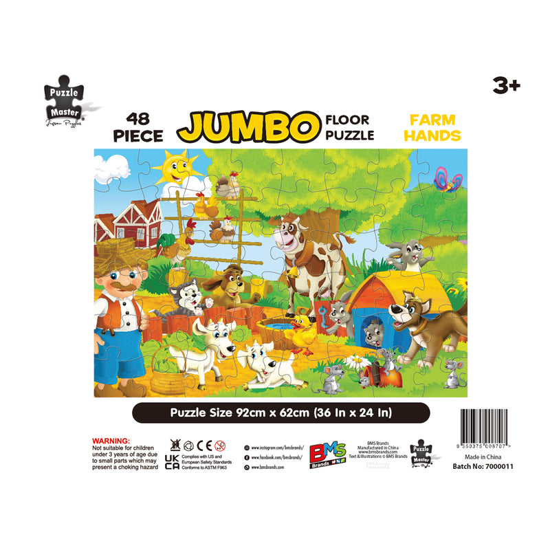 Load image into Gallery viewer, 48-Piece Jumbo Puzzles Farm Hands
