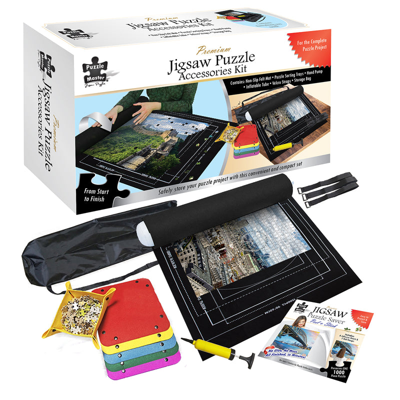 Load image into Gallery viewer, Premium Jigsaw Puzzle Accessories Kit
