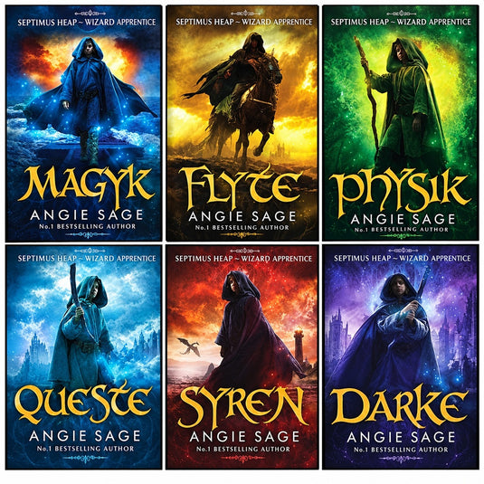 Angie Sage Septimus Heap 6 Books Collection Set