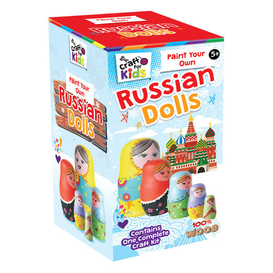Paint Your Own Matryoshka Dolls