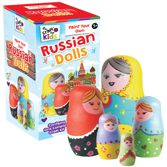 Paint Your Own Matryoshka Dolls