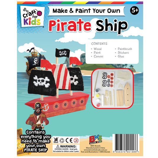 Make & Paint Your Own Pirate Ship