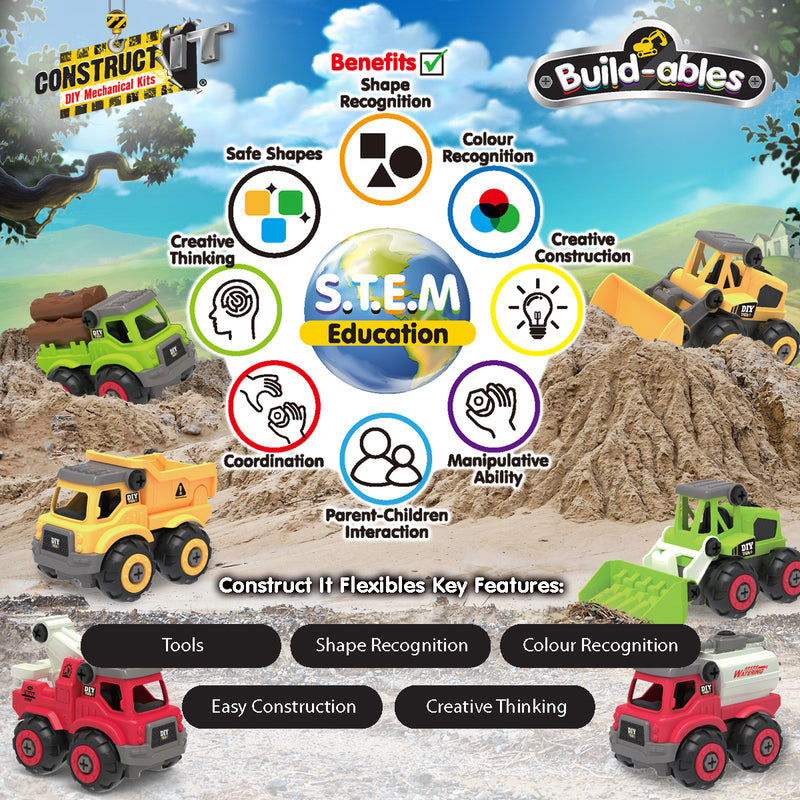 Load image into Gallery viewer, Build-ables - Farm Hand Vehicles 2 in 1
