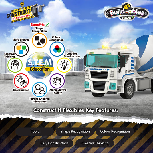 Build-ables Plus - Cement Truck Mix Master