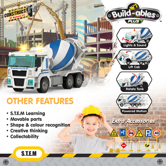 Build-ables Plus - Cement Truck Mix Master