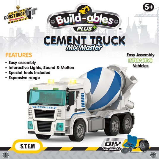 Build-ables Plus - Cement Truck Mix Master