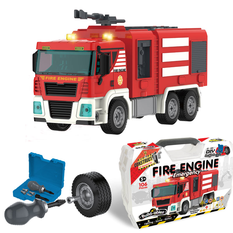 Load image into Gallery viewer, Build-ables Plus - Fire Engine Emergency
