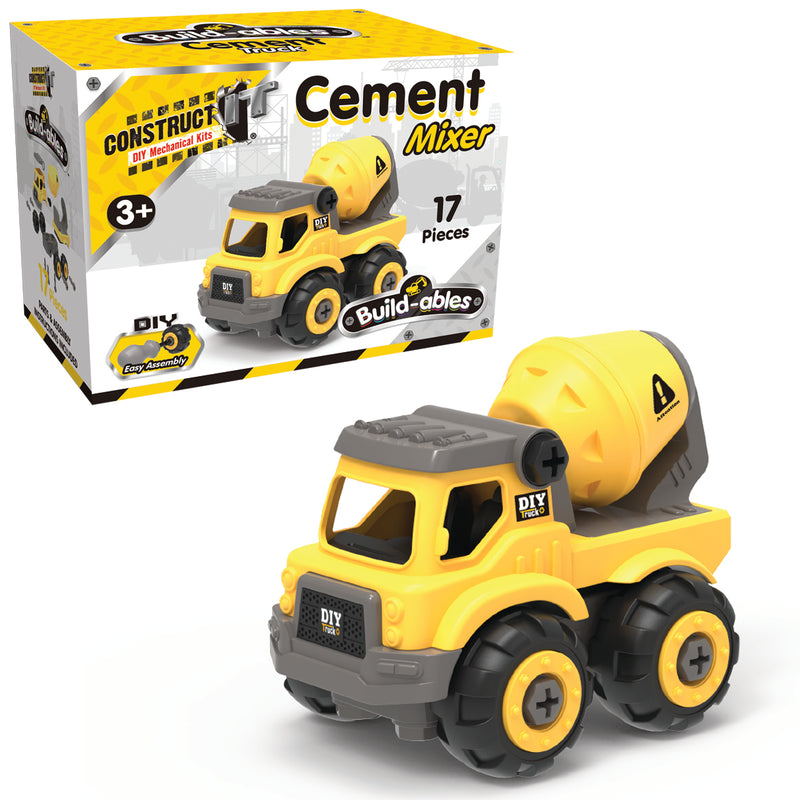 Load image into Gallery viewer, Build-ables - Cement Truck
